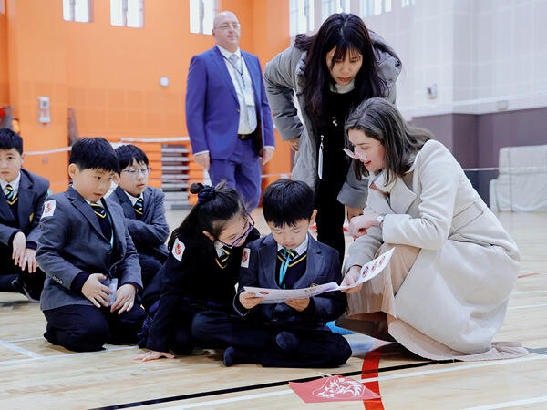 在校100天庆典,南通惠立学校